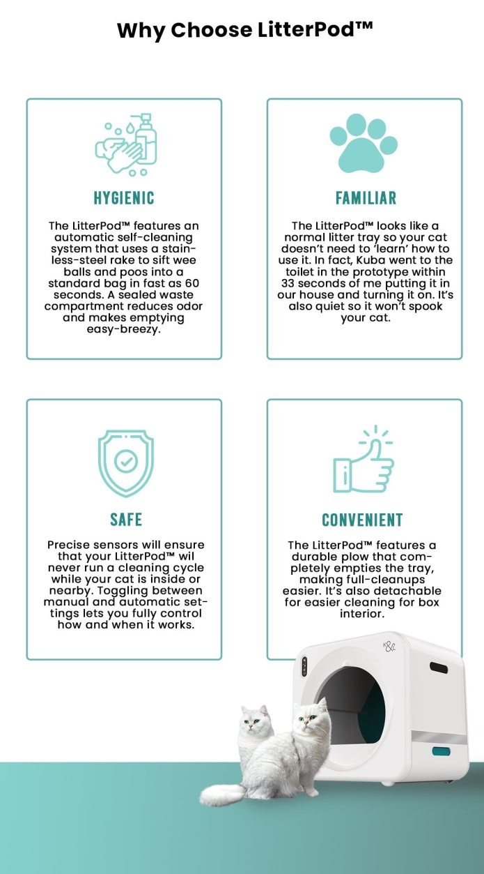 LitterPod -the self cleaning litter tray gallery image