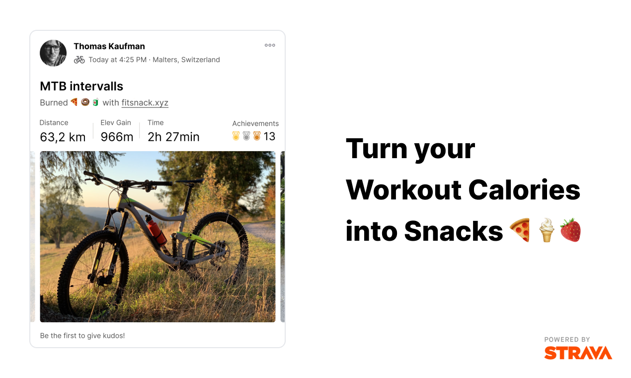 وسائط fitsnack - اقلب السعرات الحرارية في سترافا تجريبك إلى وجبات خفيفة 1