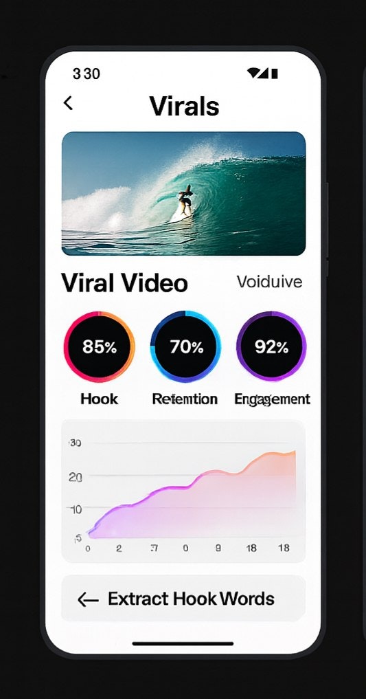 Média capuchon - Attraper d'abord les tendances.Outils d'IA pour les créateurs. 3