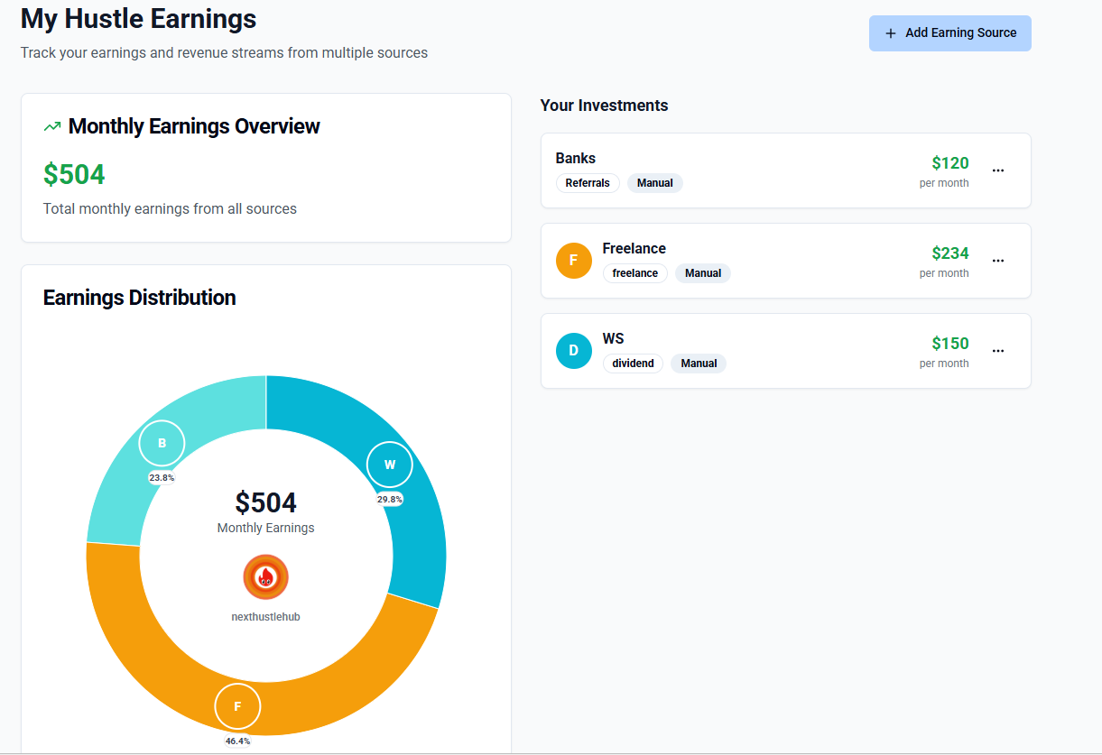NextHustleHub screenshot 2