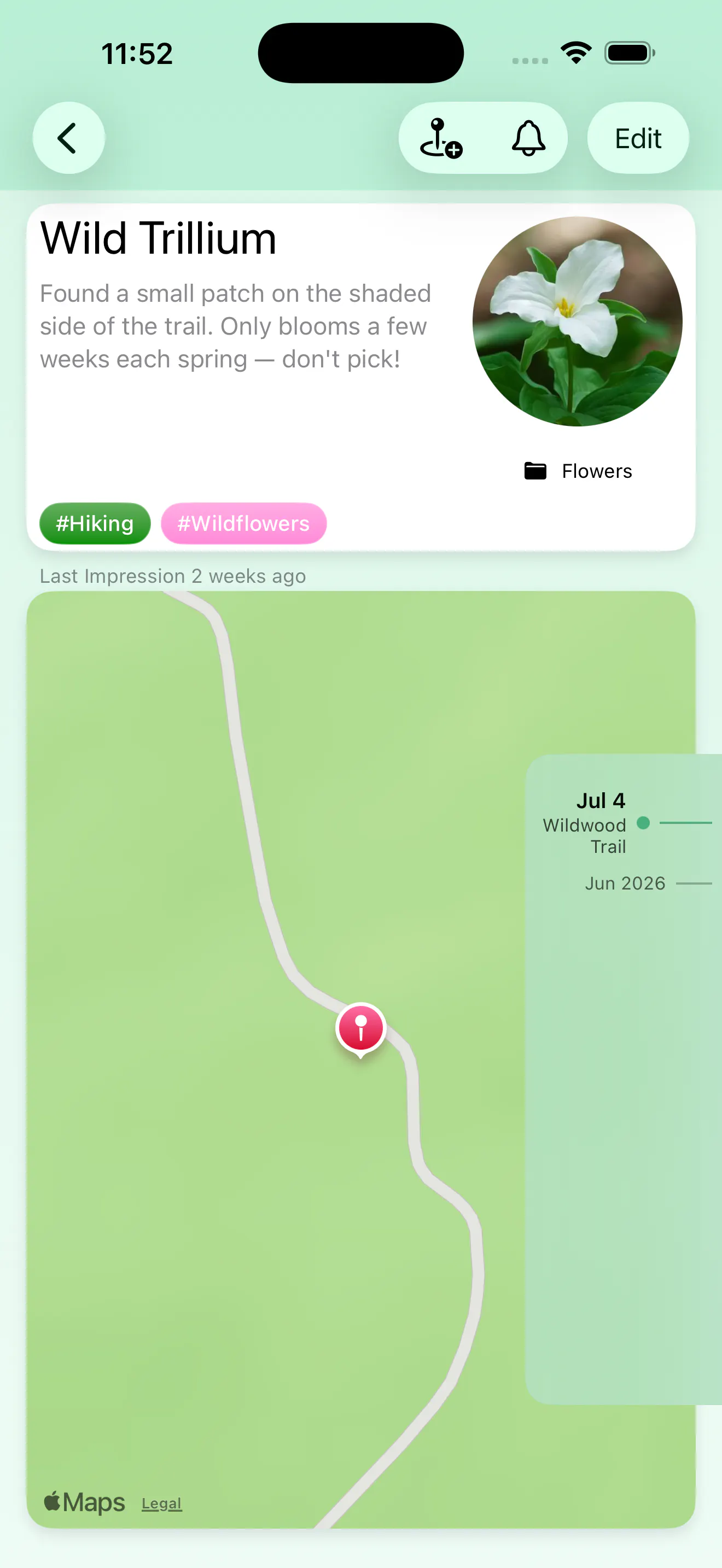 Impression Journal screenshot