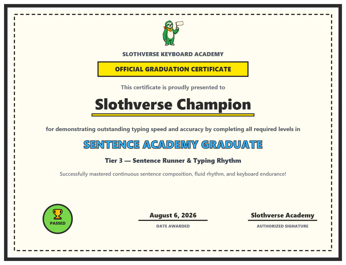 Slothverse Keyboard Academy gallery image