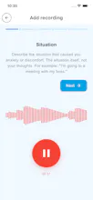 Voice CBT diary with offline AI gallery image