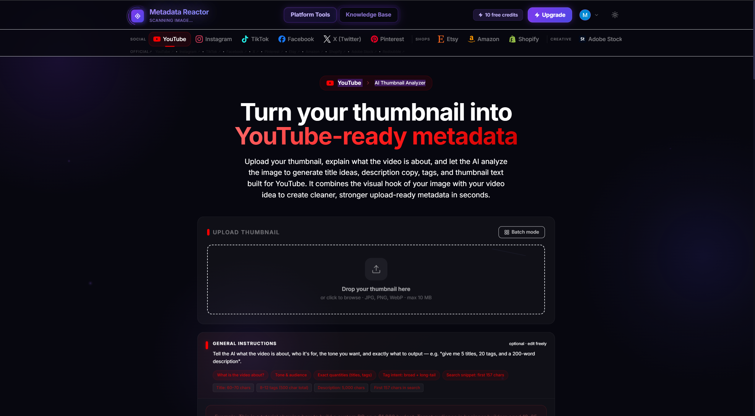 Metadata Reactor gallery image