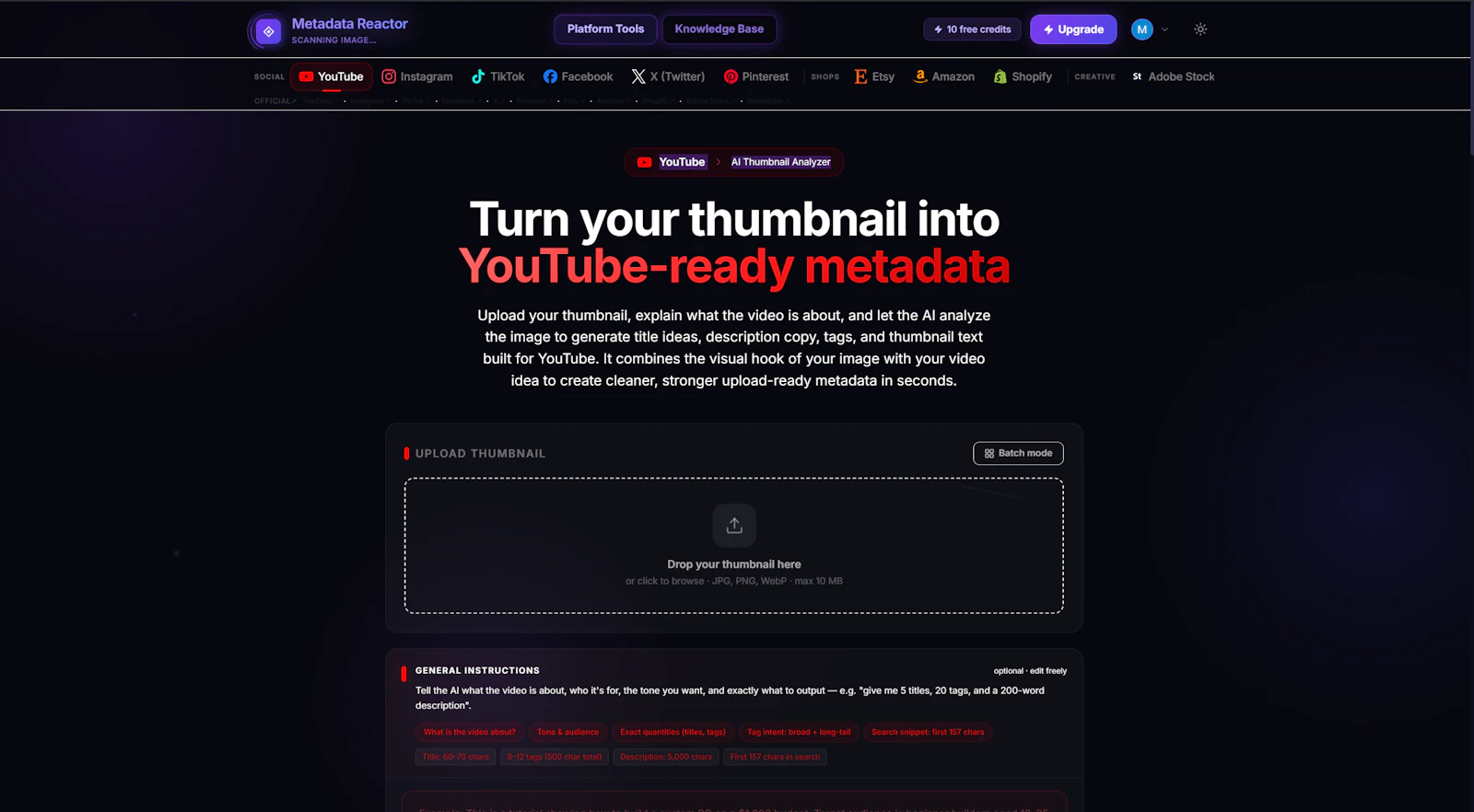 Metadata Reactor screenshot 16