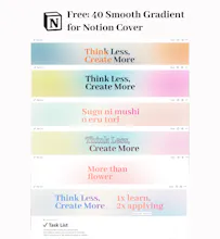 40 Smooth Gradient for Notion Cover gallery image