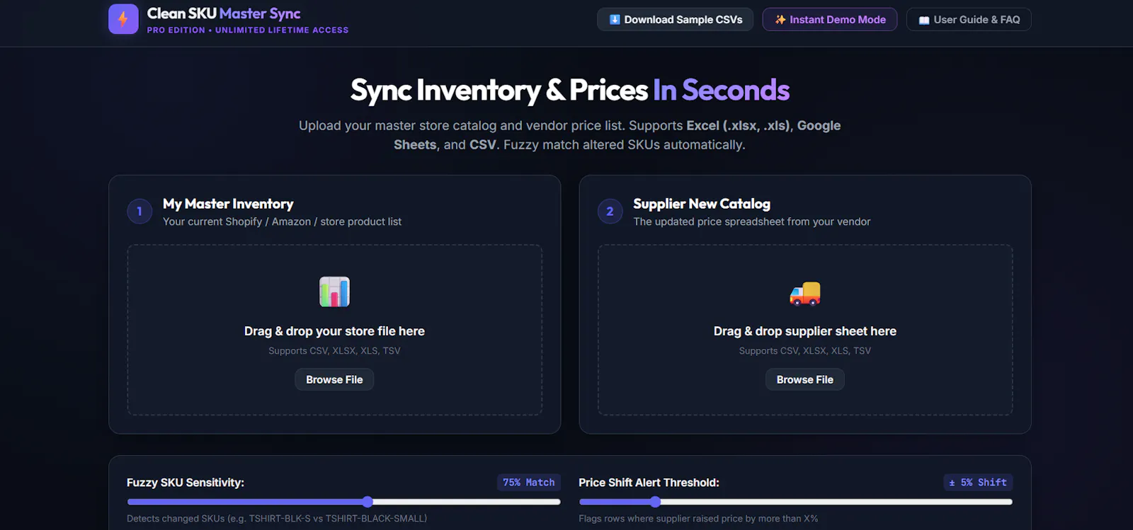 Clean SKU Master Sync Pro screenshot 2