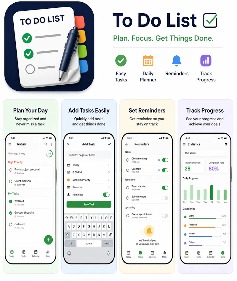 To Do List: Daily Planner screenshot 1