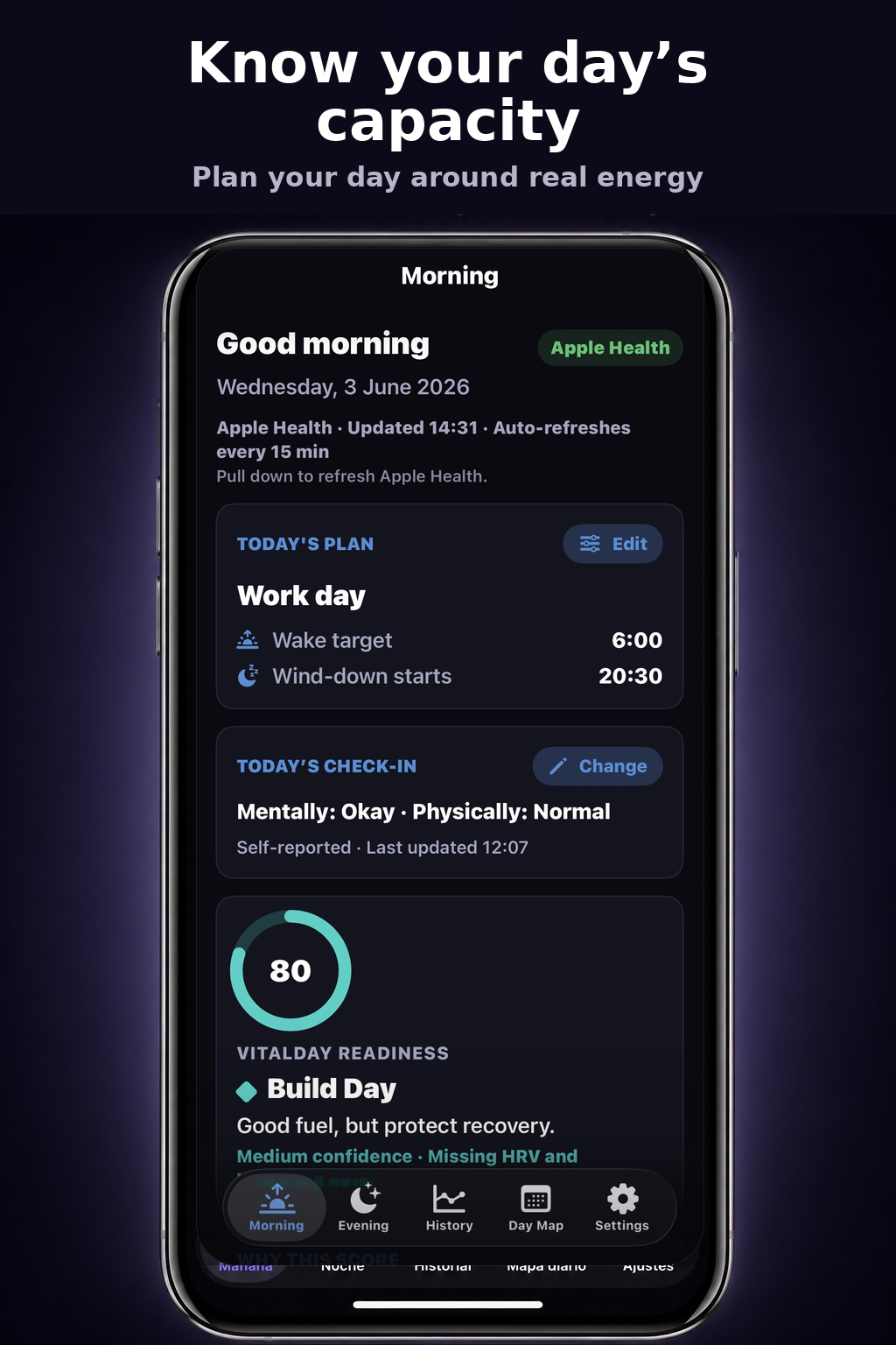 VitalDay: Daily Readiness gallery image