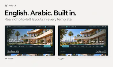 Aniq UI Bundle: 10 Next.js Templates gallery image
