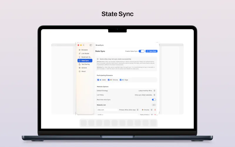 BrowSync screenshot 4
