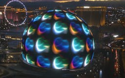 Write shaders for the (sim) Vegas sphere media 1
