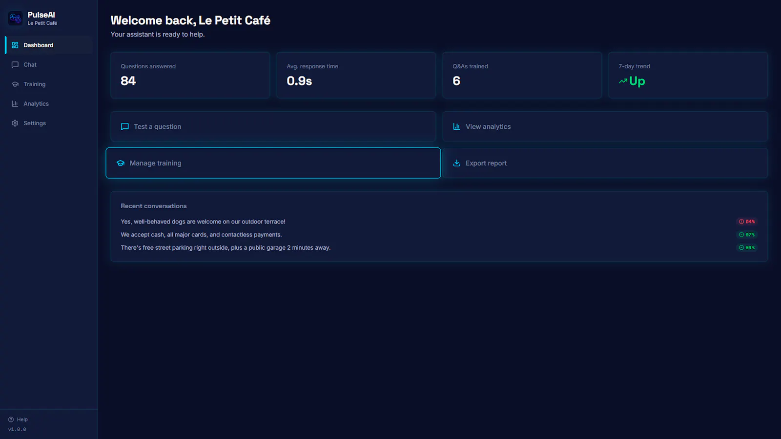 Pulse AI for chatbot screenshot 3