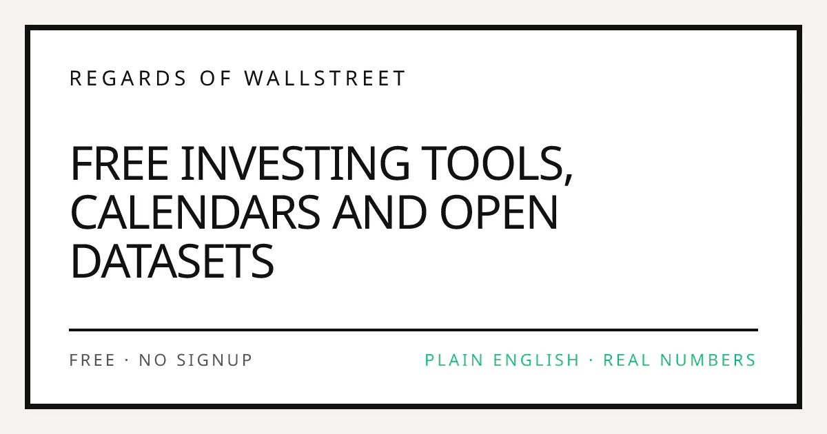 Free Investing Tools gallery image