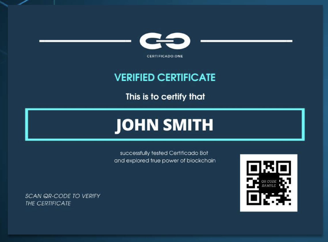 Certificado gallery image