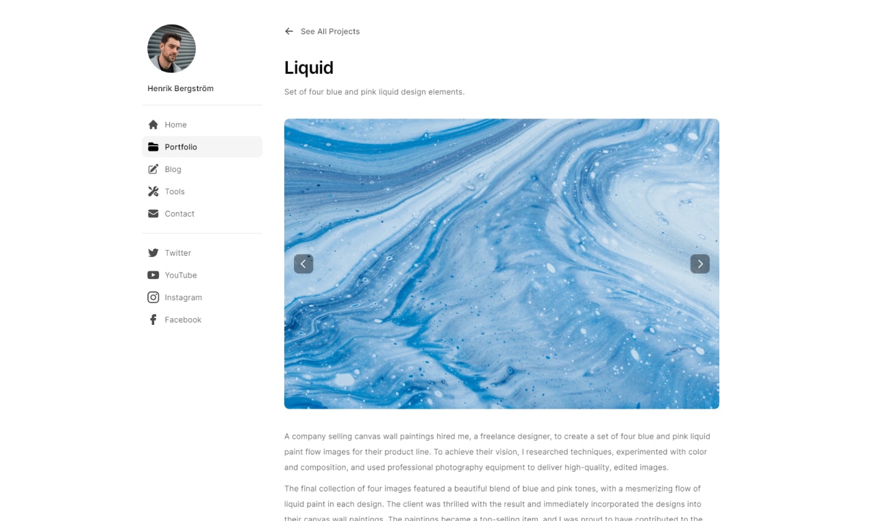 Média Compétence - Modèle de site Web de portefeuille et de blog pour Framer 4