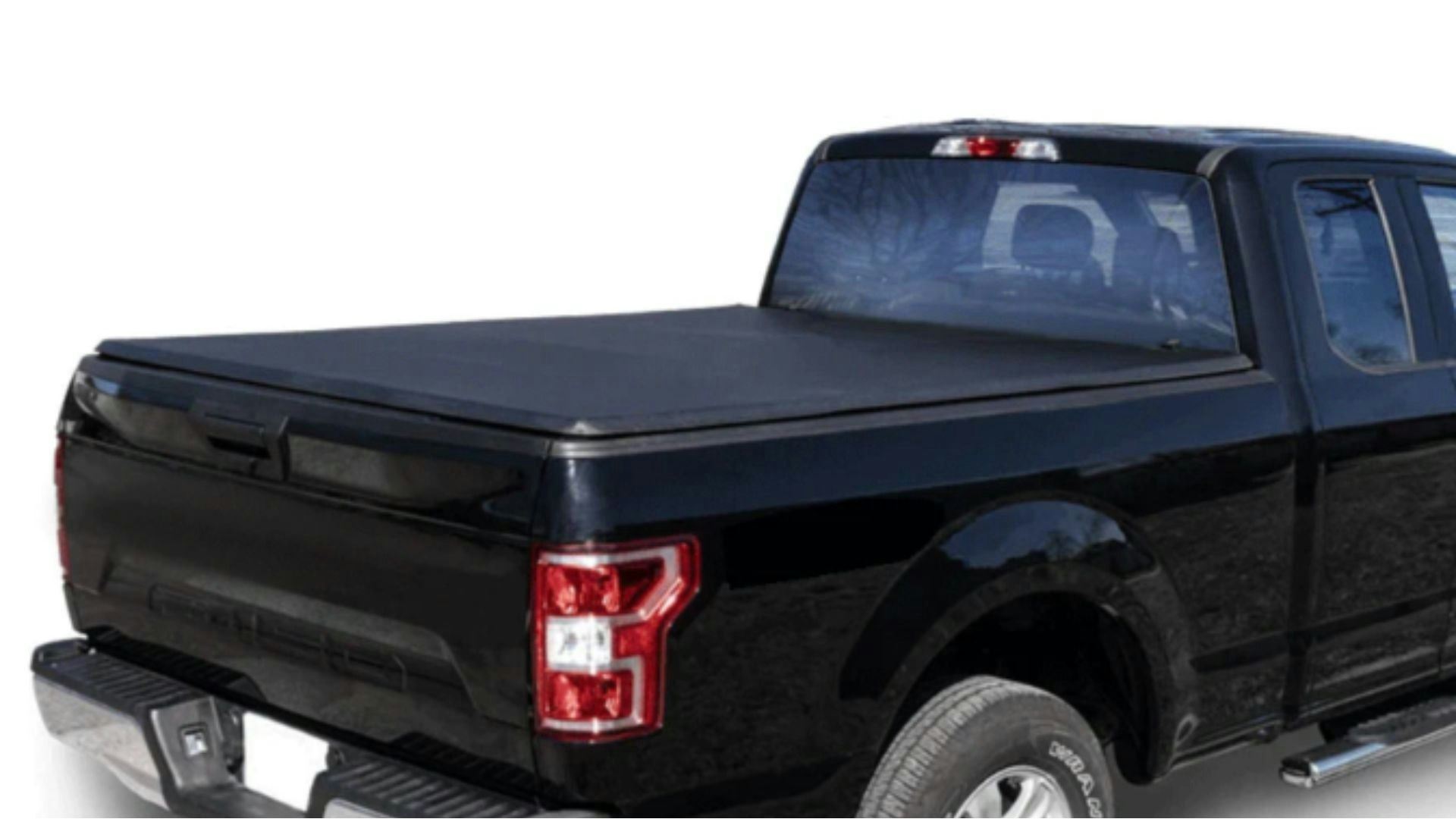 Chevy Hard Tri-Fold Tonneau Cover - Main product screenshot demonstrating key features and user interface