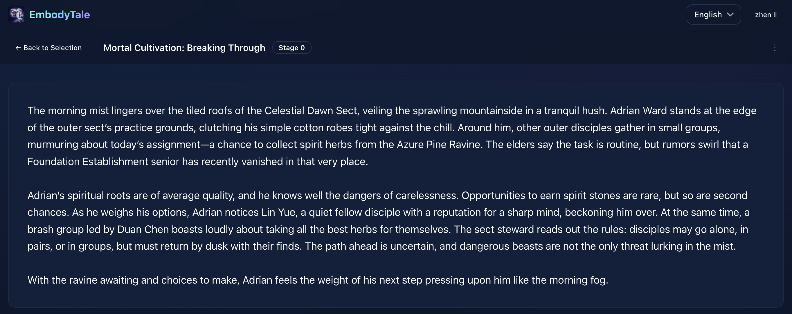 EmbodyTale gallery image