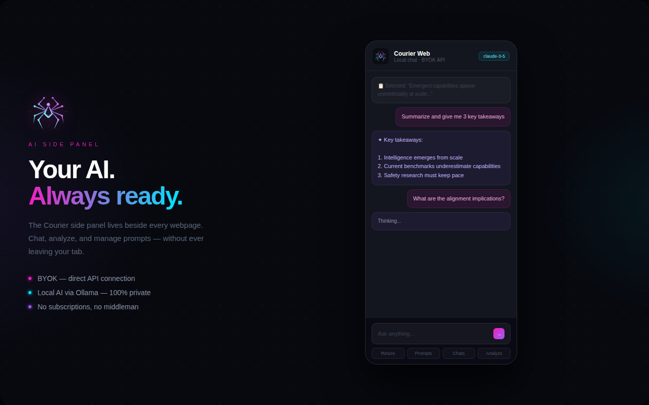 Courier Web | Capture & Connect media 9