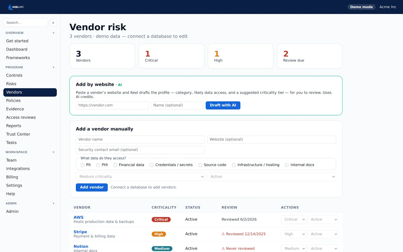 Keel GRC screenshot 6