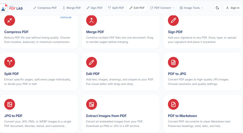 Smart PDF Lab screenshot 2