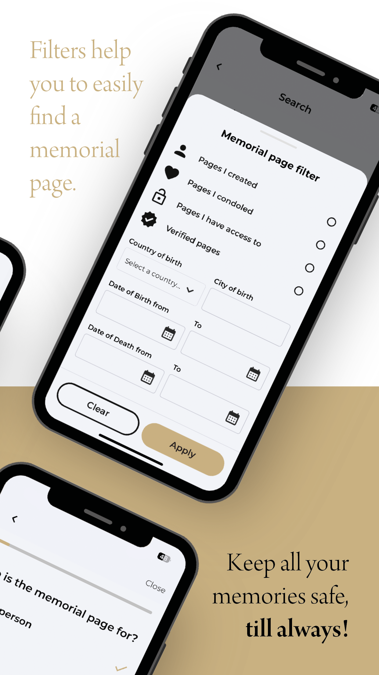 Finché sempre - App commemorativa online media 5