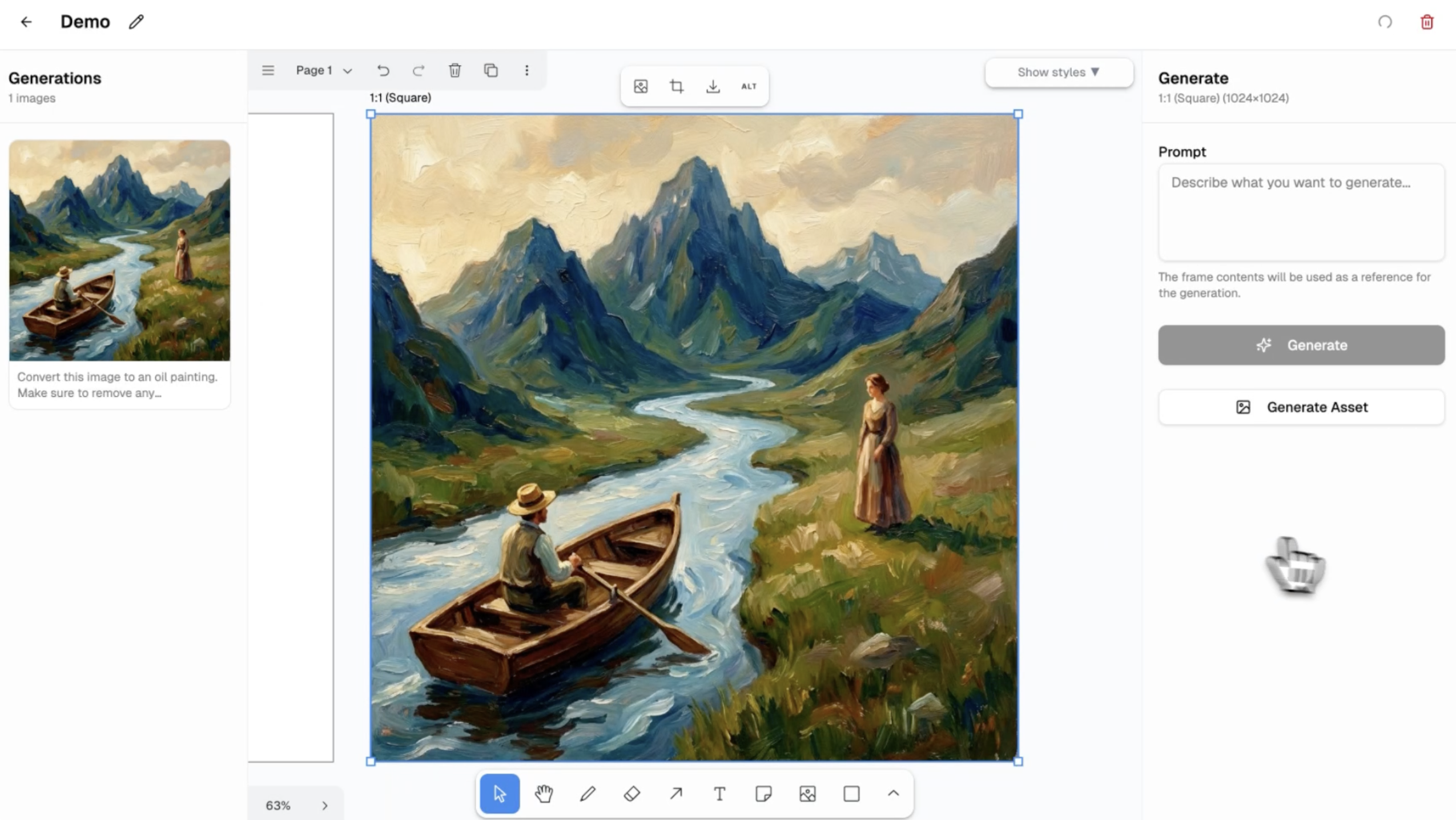 CanvAi - Screenshot 3 showing product features and functionality