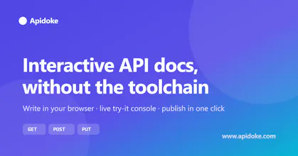 Apidoke β Interactive API Documentation gallery image