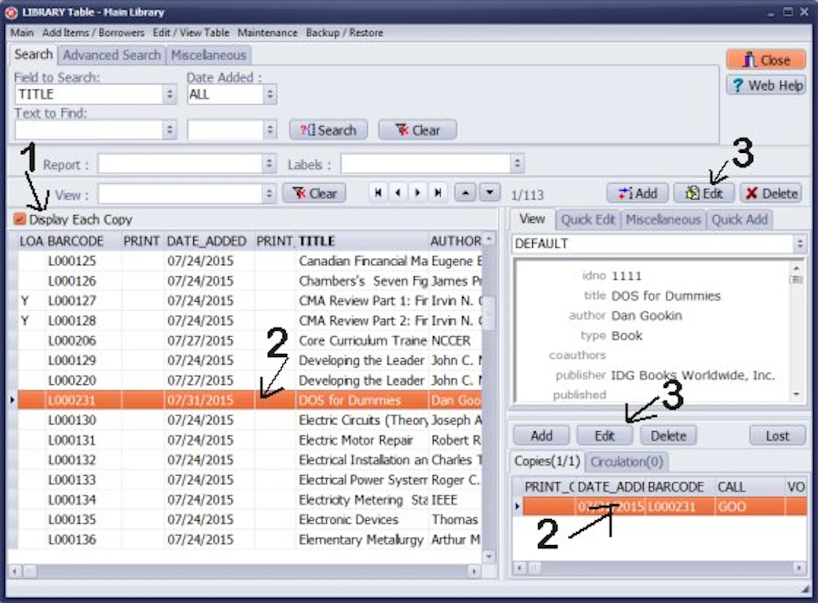 Handy Library Manager screenshot 2