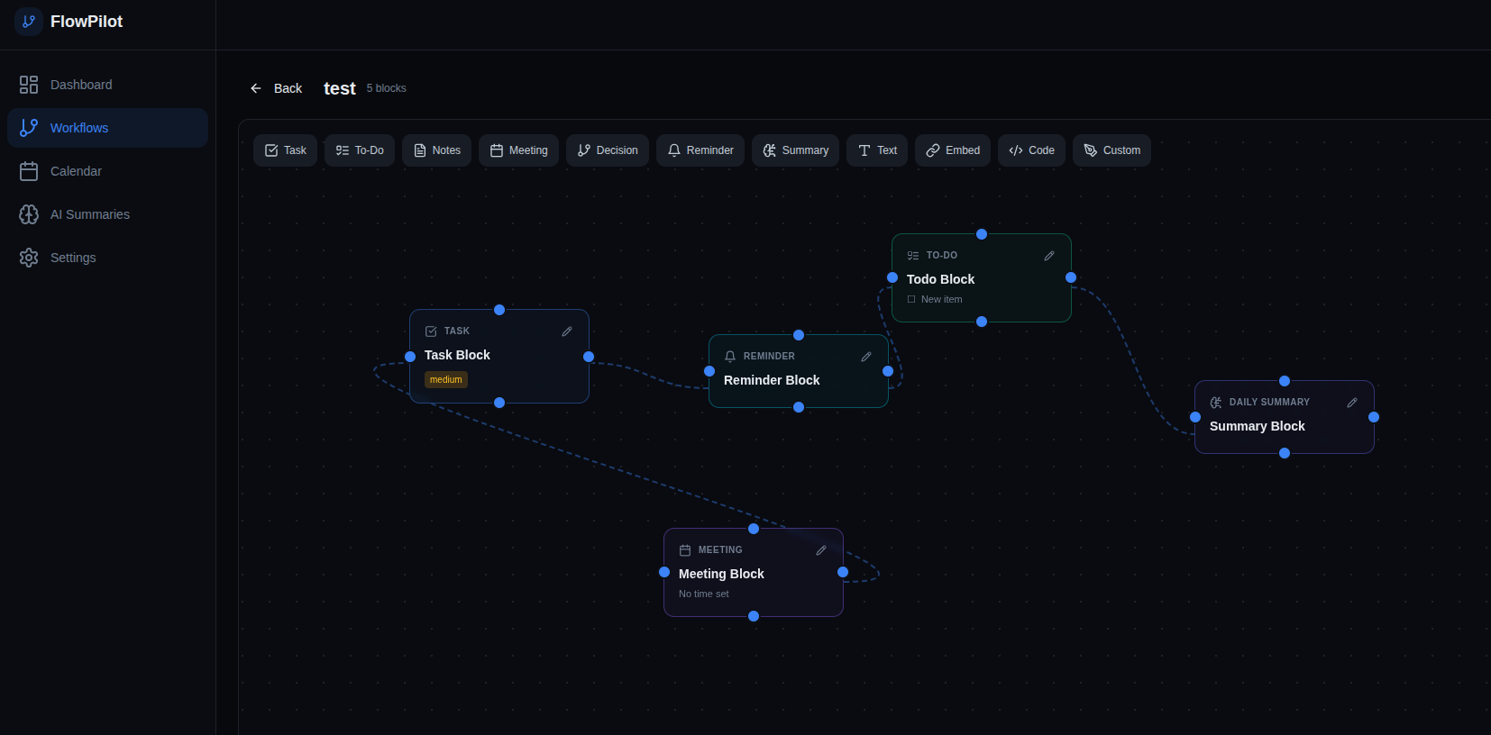 FlowPilot - Screenshot 2 showing product features and functionality