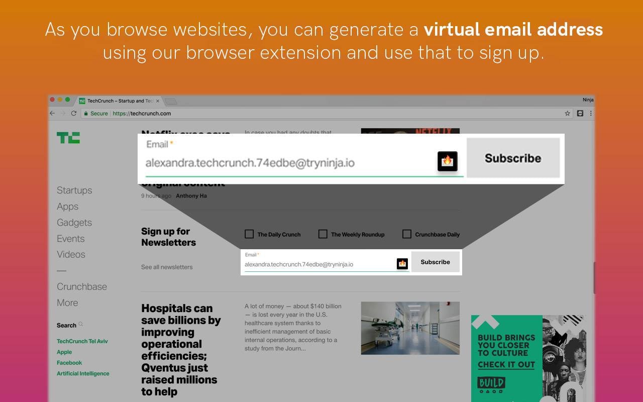 Burner Mail Stop giving away your personal information Product Hunt