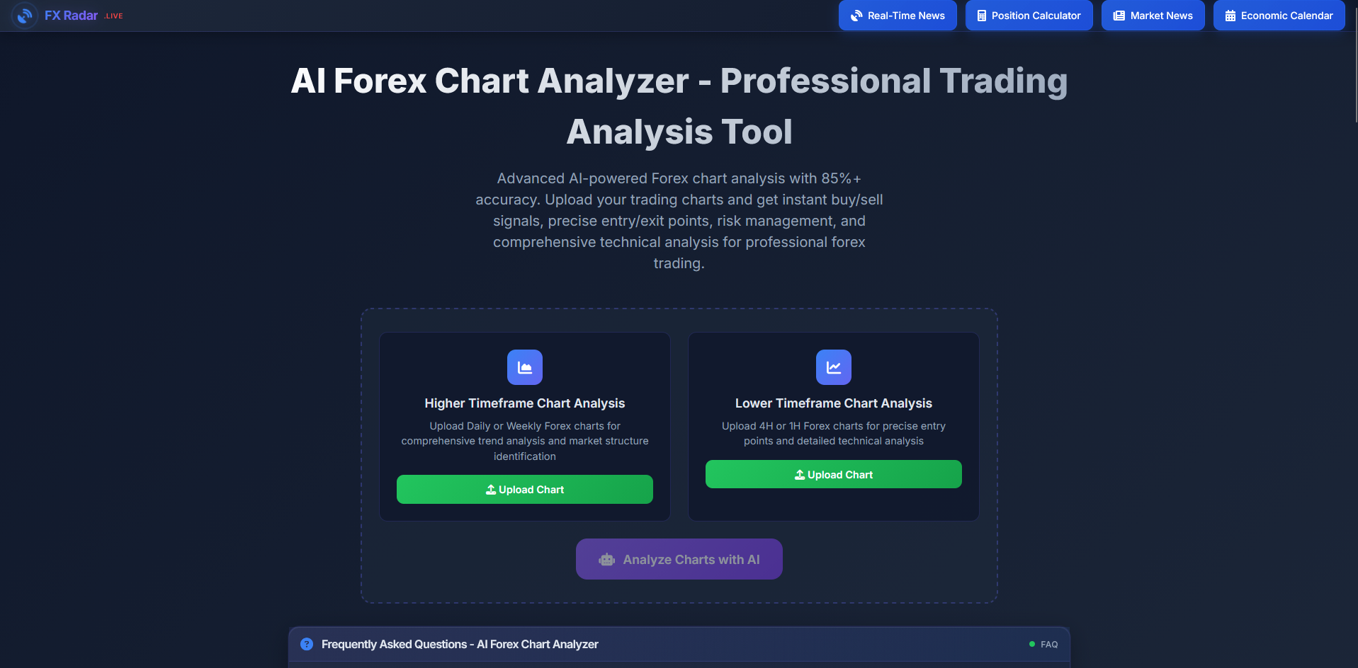 FXRadar – AI Live Financial News Hub gallery image