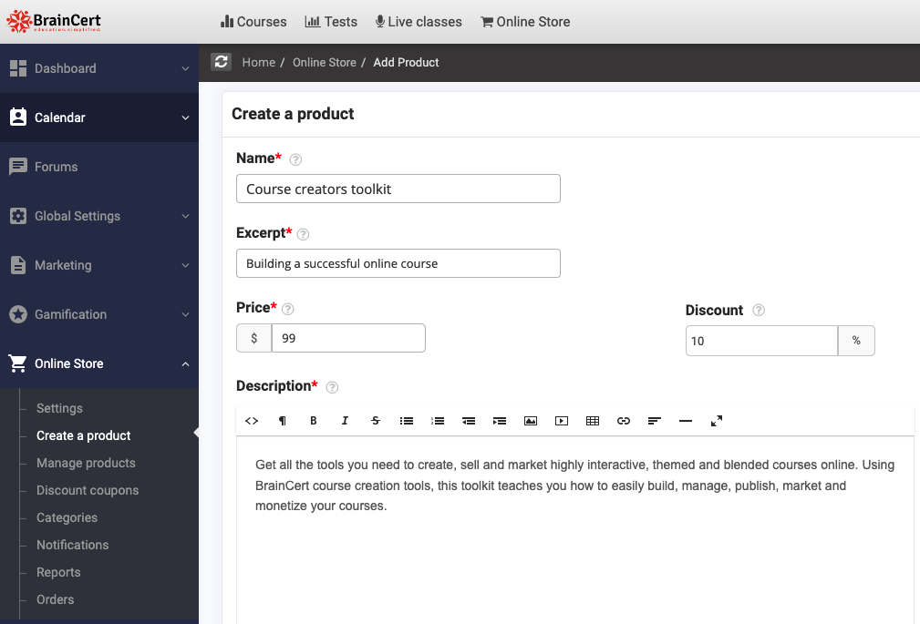 BrainCert gallery image