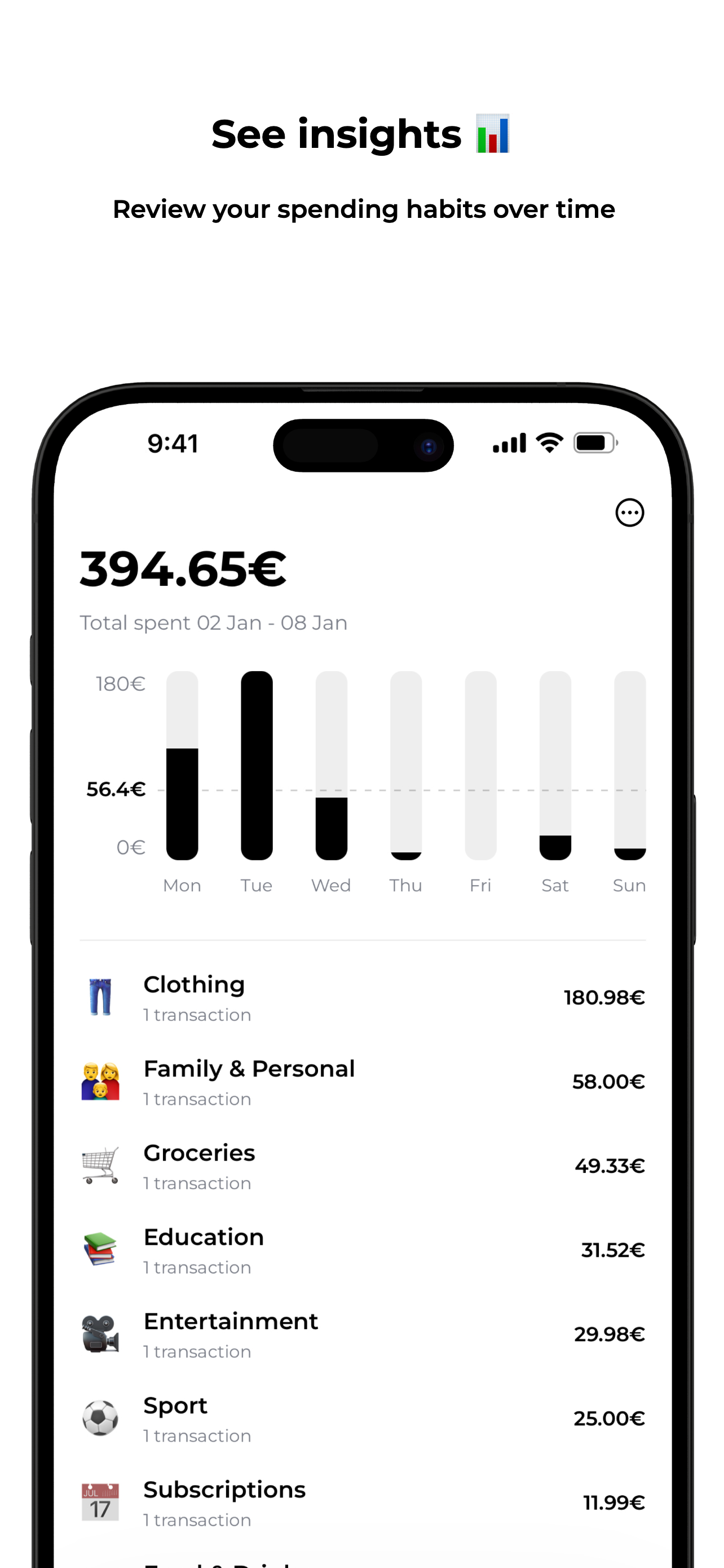 FINYO - Gestisci le tue finanze per rimanere al passo con il tuo budget media 2