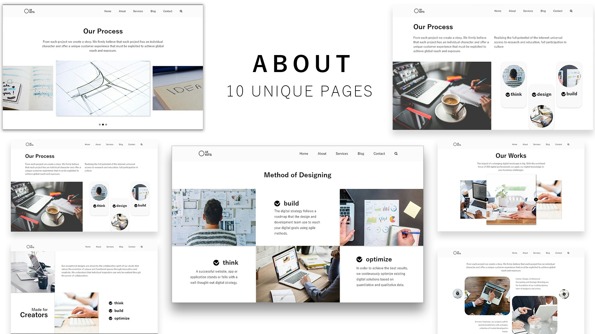 Squad Web UI Kit - Adobe XD UI Kit  gallery image