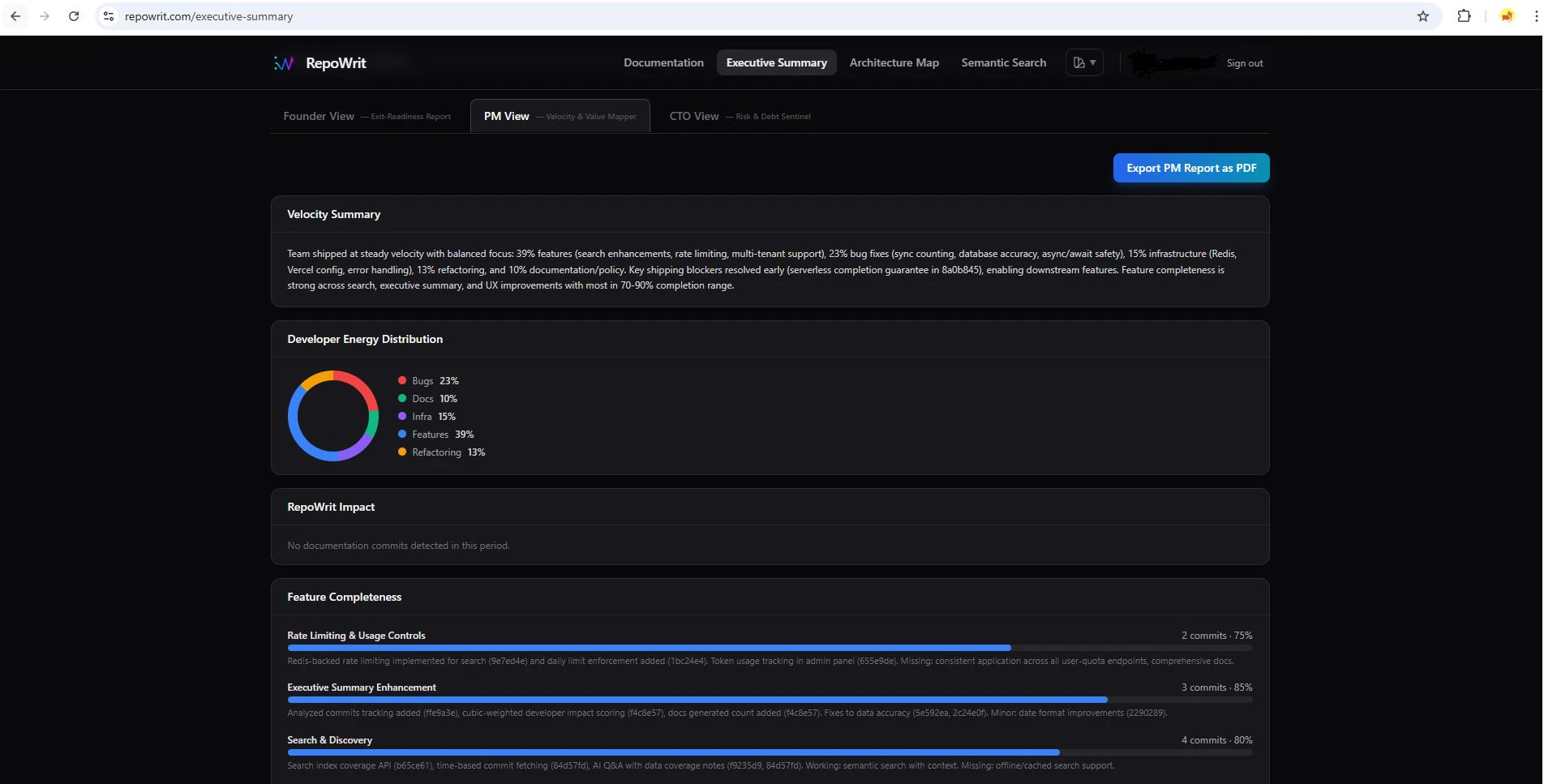 RepoWrit screenshot 4 RepoWrit screenshot 4