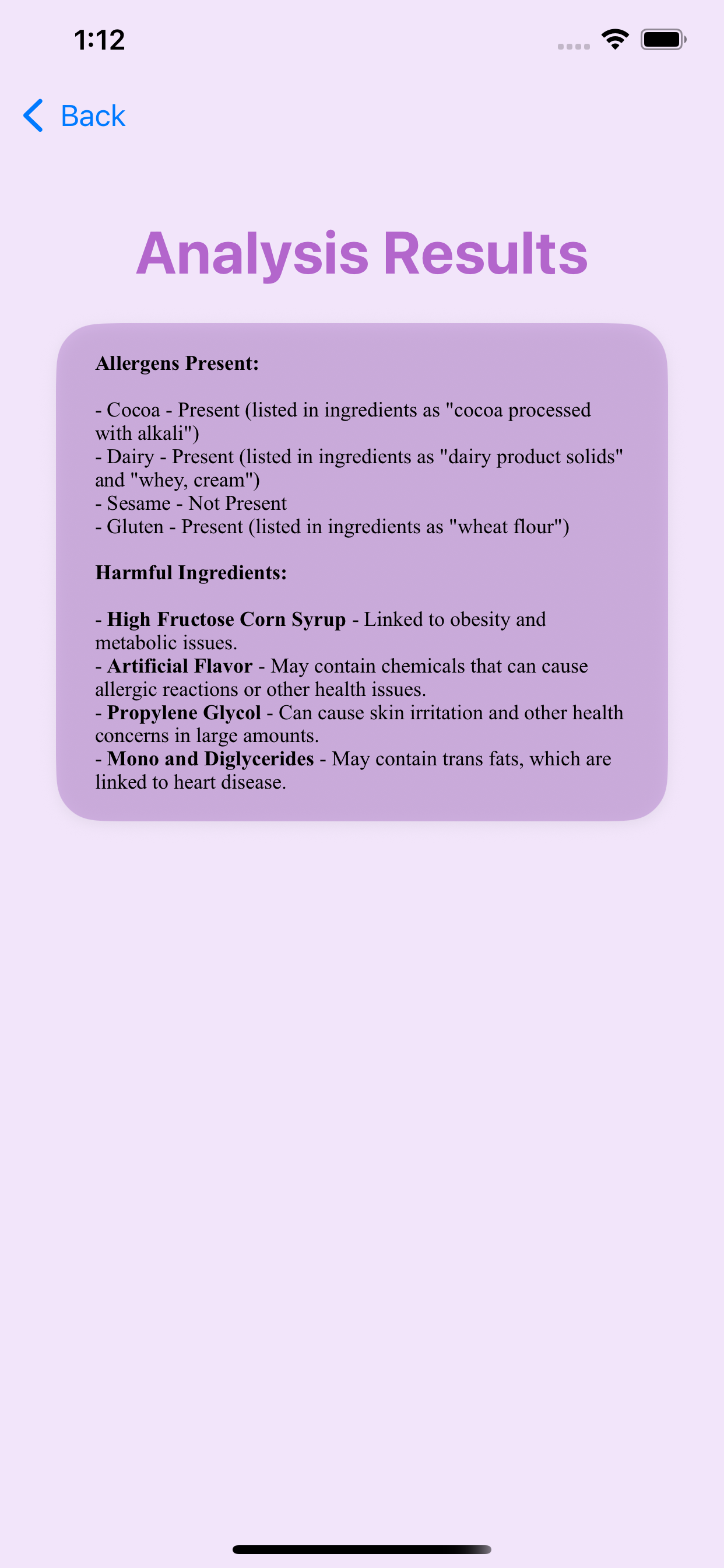 Allergen Alert gallery image