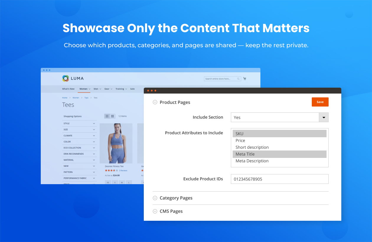Magento 2 LLMs TXT Generator Extension - Screenshot 4 showing product features and functionality