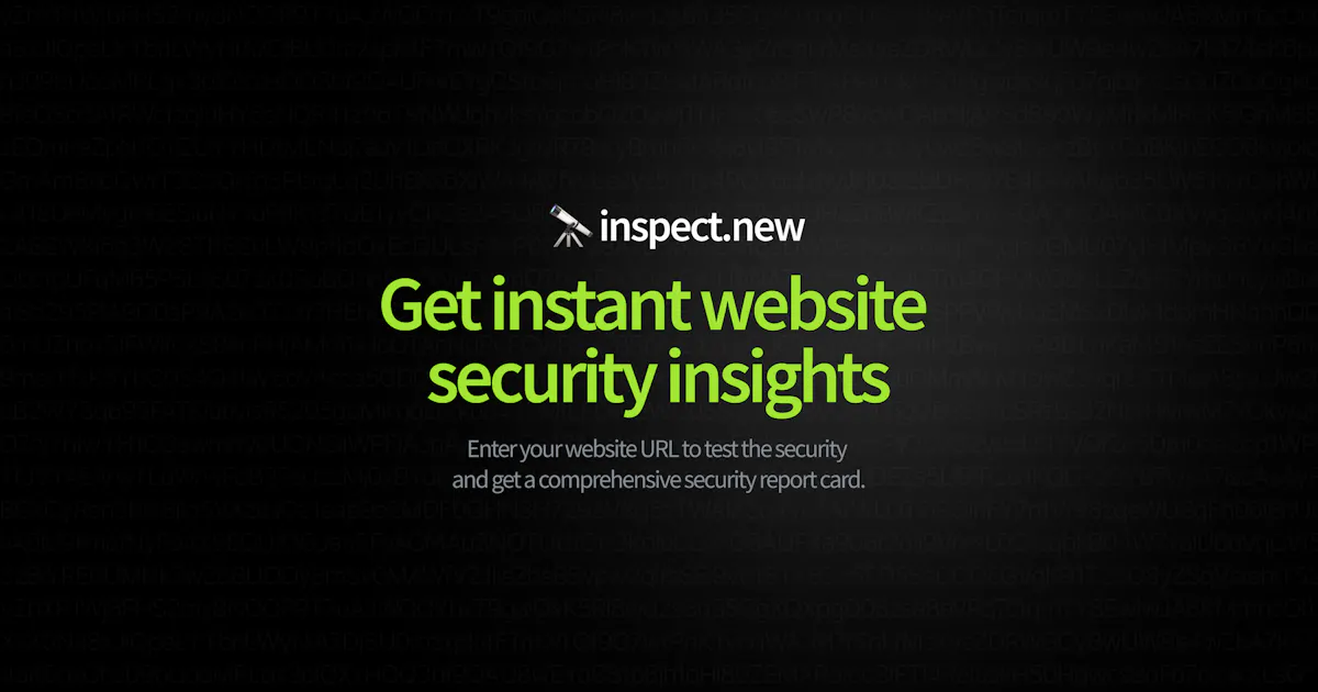 inspect.new