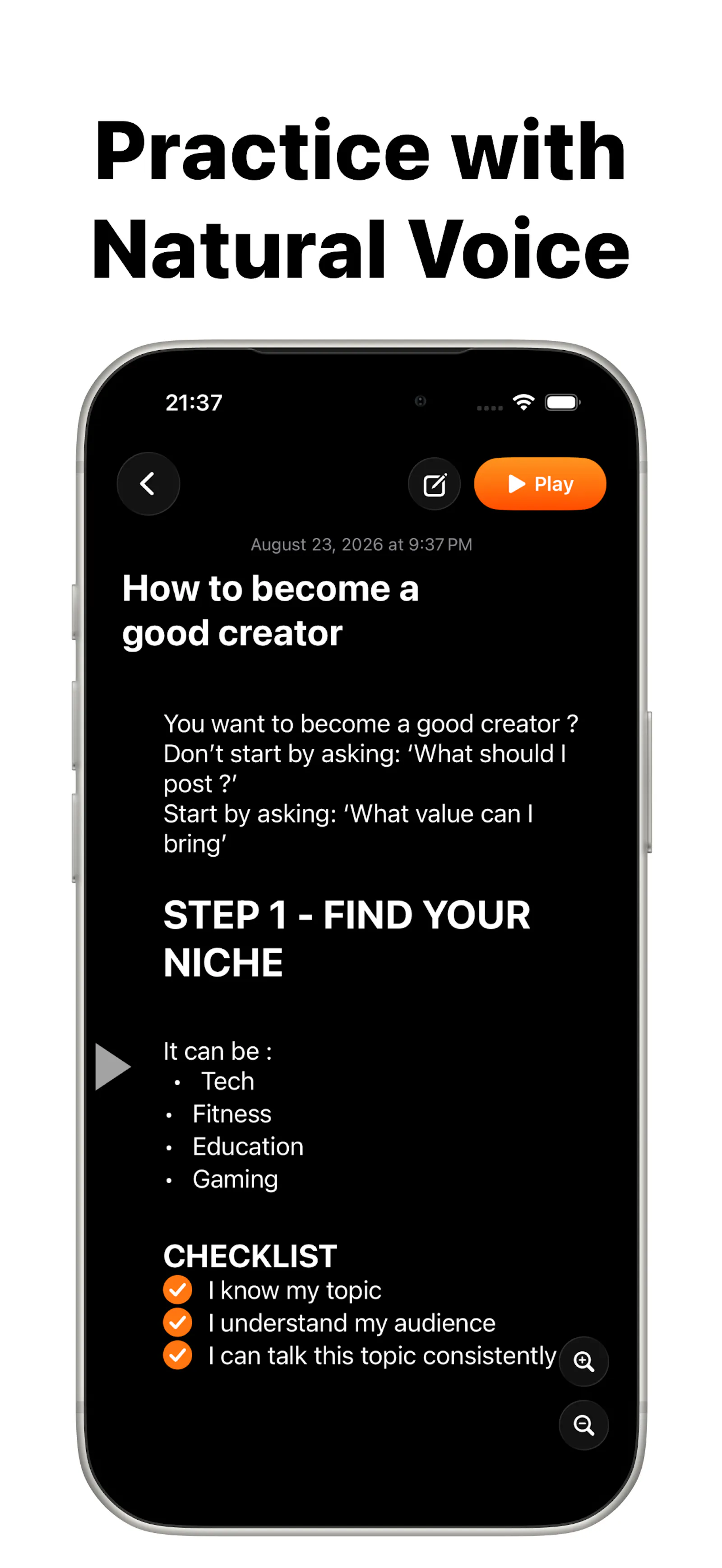 Teleprompter for video - AploCam screenshot 6