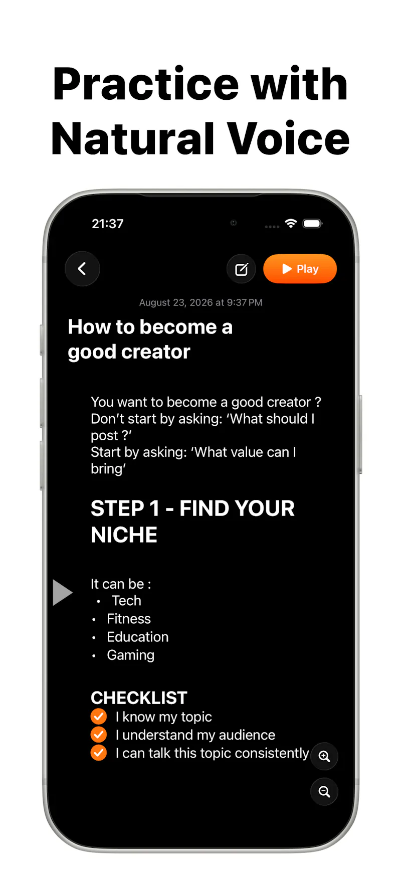 Teleprompter for video - AploCam screenshot 6