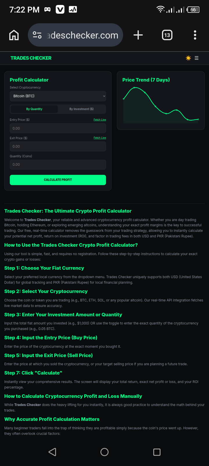 Trades Checker- Crypto Profit Calculator gallery image