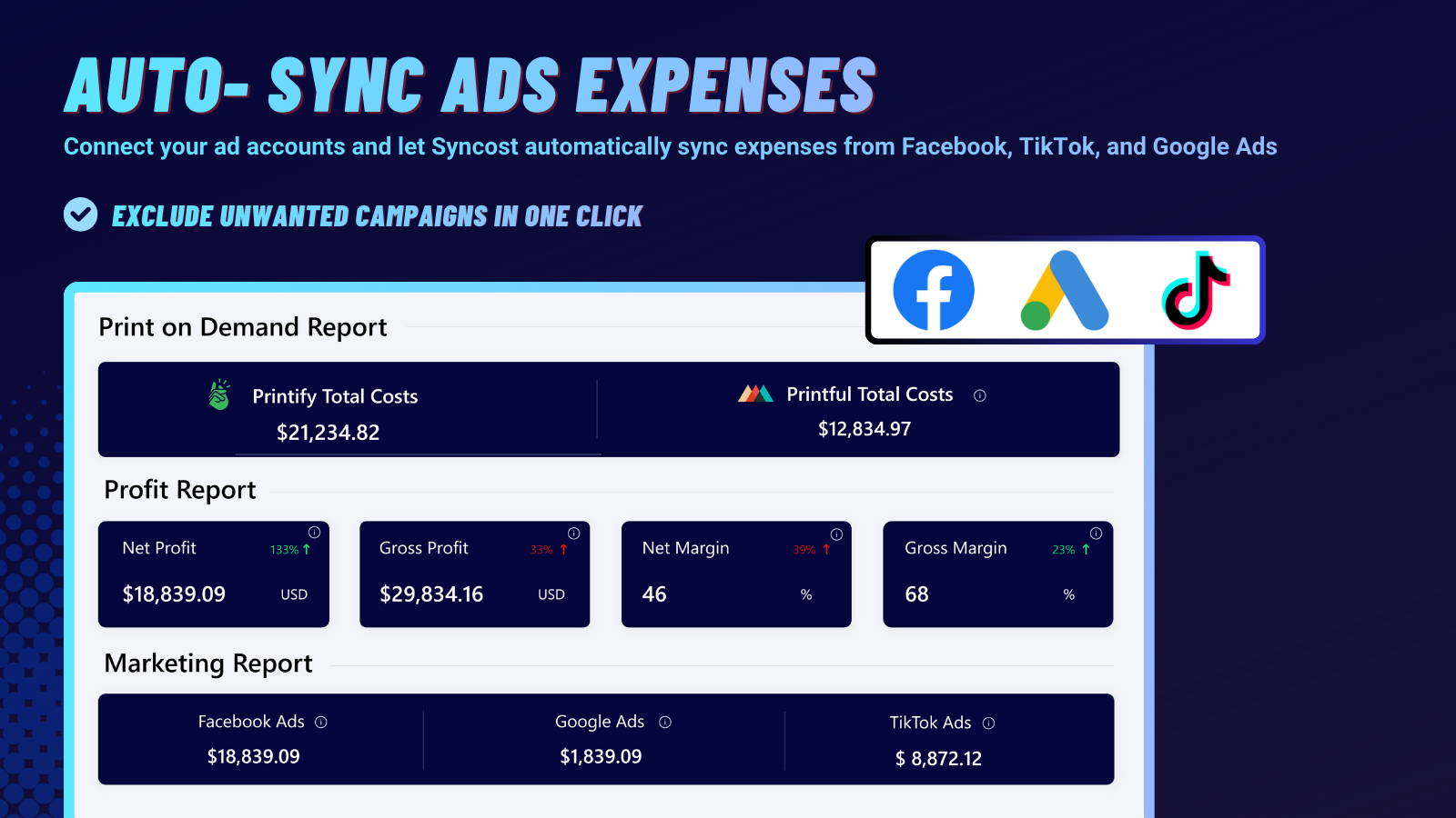 SYNCOST: Profit Analytics screenshot 4
