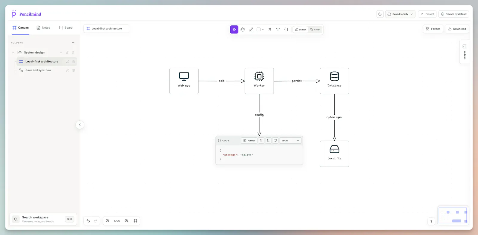 Pencilmind screenshot 1