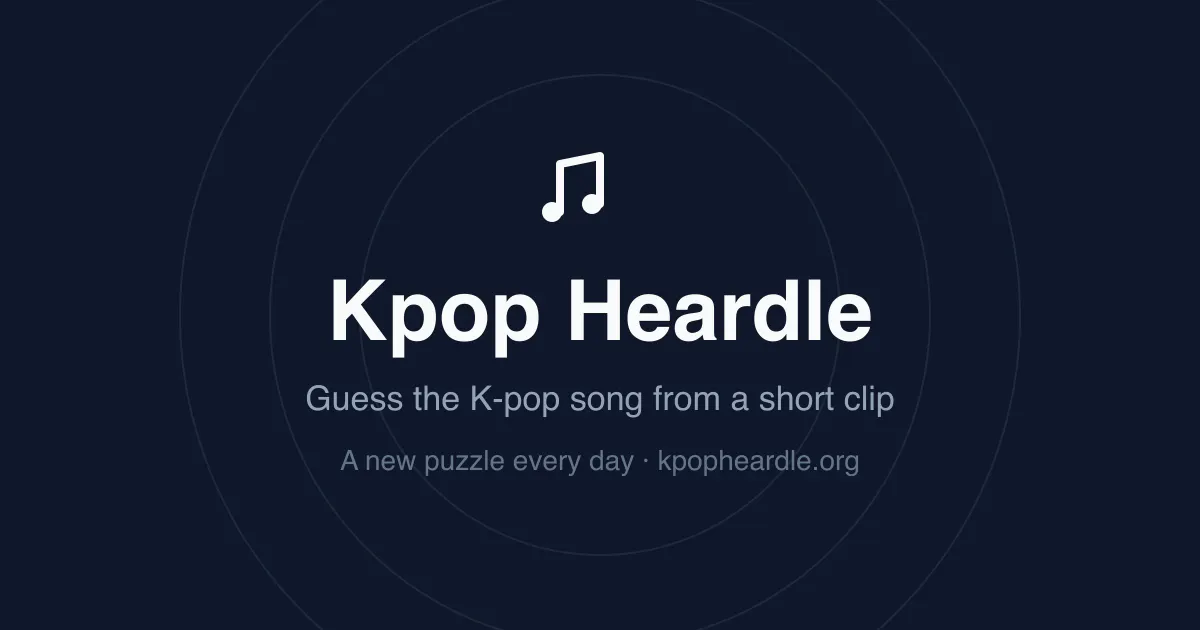 Kpop Heardle gallery image