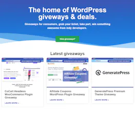 RaffleWP Giveaways For WordPress Users gallery image