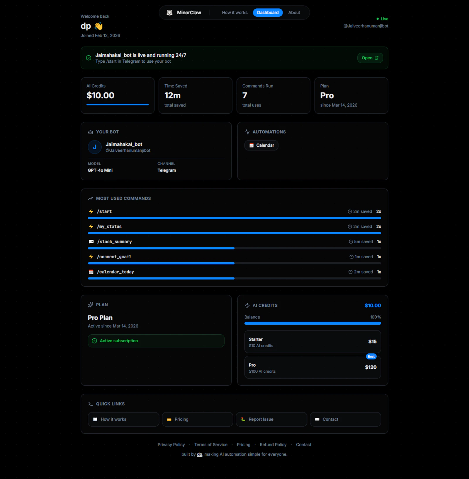 MinorClaw screenshot 3