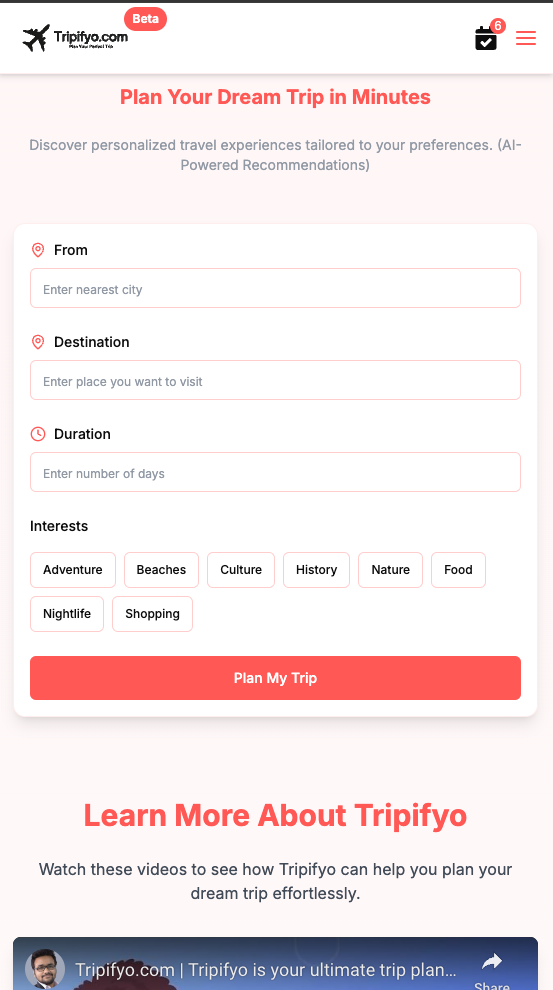 Tripifyo.com media 2