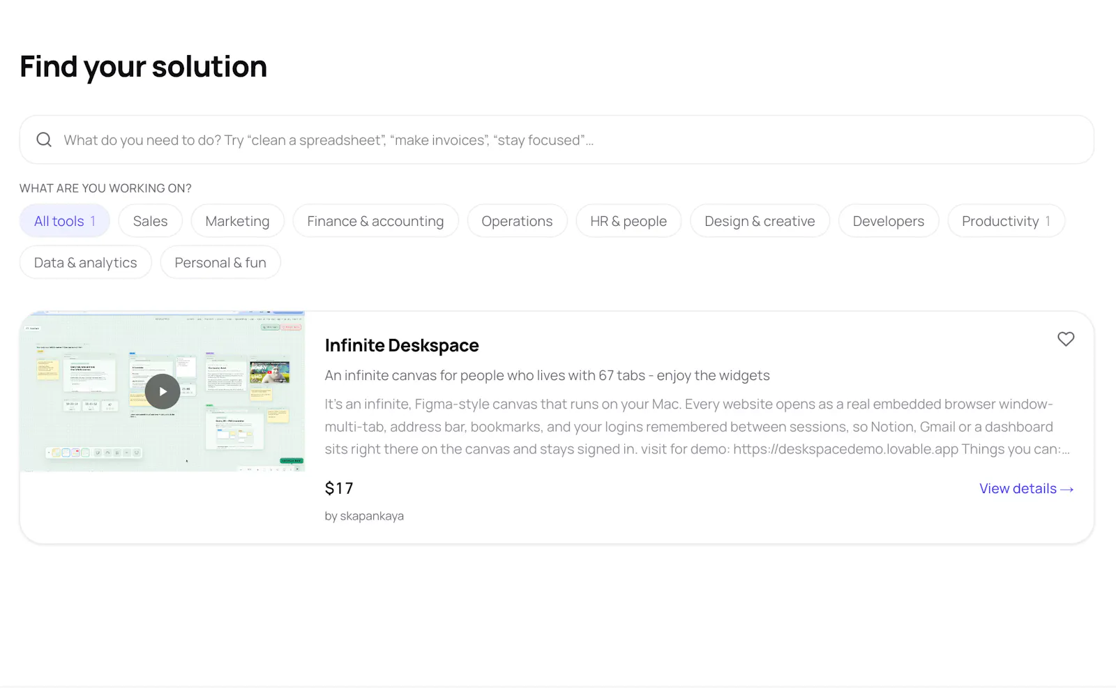 The Solo Market screenshot 4