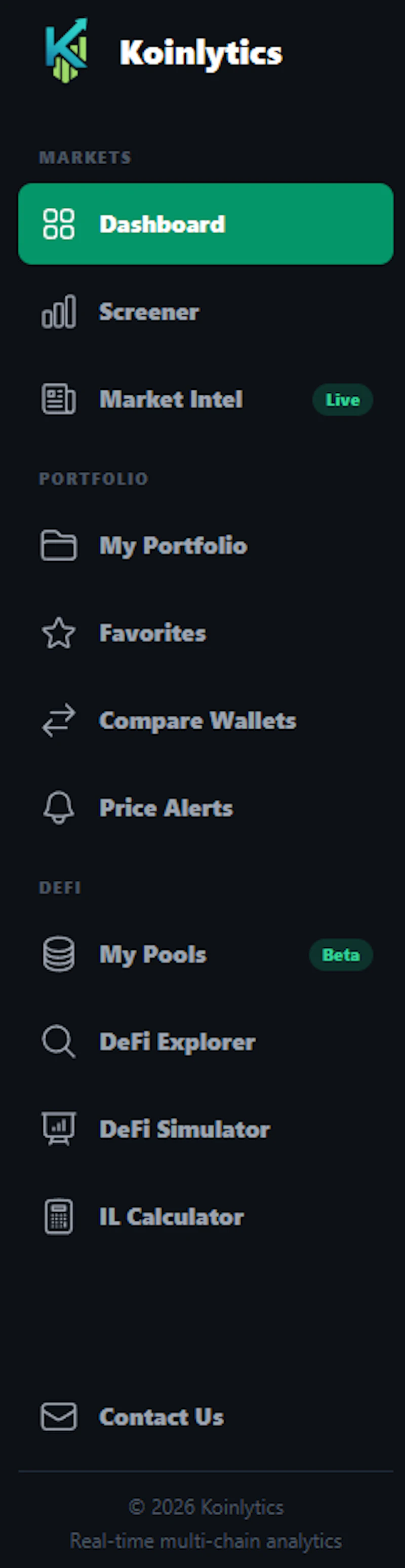 Koinlytics screenshot 4